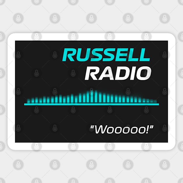 Woooo - George Russell F1 Radio Magnet by F1LEAD